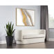 Valence Maya White Sofa